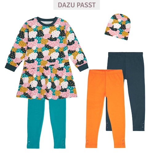 Uni Leggings 2 Knöpfen Beinabschluss