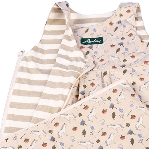 Sommerschlafsack atmungsaktiv & mitwachsend 75-105 cm