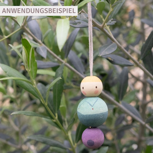 Holz Ornamente Weihnachtsbaumschmuck Snowy Buddy