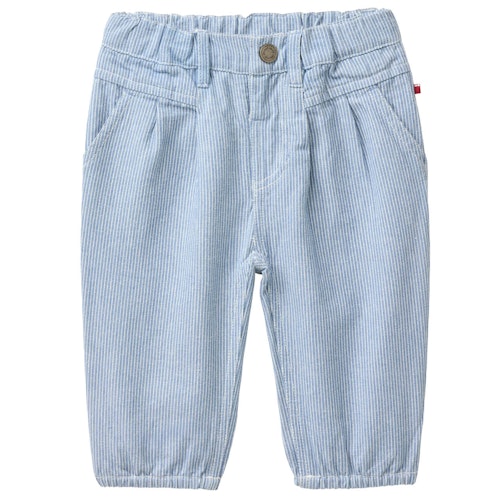 Lässige Hose jeansblau gestreift