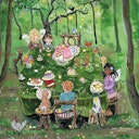 Vorschaubild Silhouette Gwen's Illustrations – Wald Teeparty