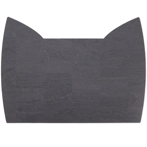 Kinder Tischset aus Kork Katze grafit 52 x 36 cm