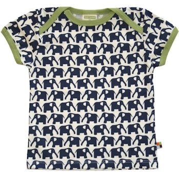 Shirt kurzarm Elefant marine