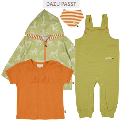Wende-Dreiecktuch Streifen orange