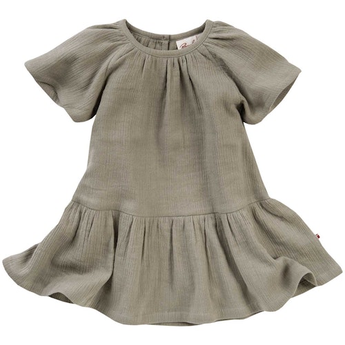 Leichtes Musselin Kleid kurzarm