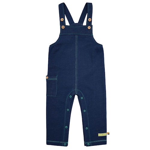 Sweat Strampler Jeans-Optik