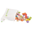 Vorschaubild 80 Holzbausteine mit Motiven und Buchstaben