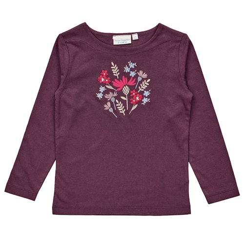 Weiches langarm Shirt Blumen