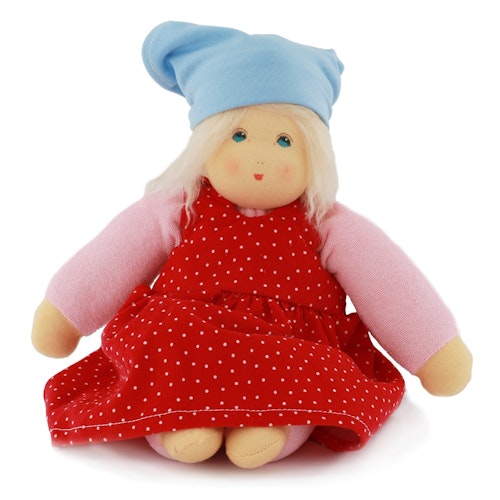 Bio Puppe Lotti mit Haaren & ausziehbarer Kleidung