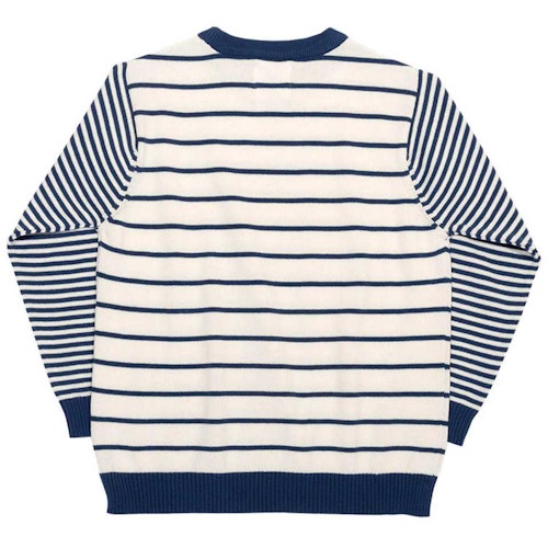 Moderner Strickpullover Streifen