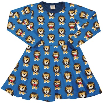 Langarm Flatterkleid weihnachtlich grün