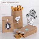 Vorschaubild Blockbodenbeutel 12 x 21 cm – 15 Stück