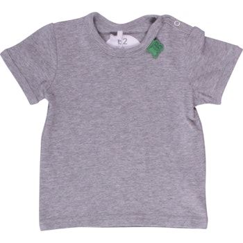 Uni Bio Kinder Shirt kurzarm - neutral Delphingrau