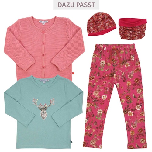 Blumen Schlauchschal pink