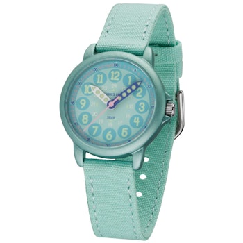 Öko Armbanduhr Schulanfänger Mint