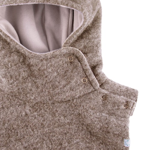Warme Wollfleece Schlupfhaube