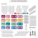 Vorschaubild Connetix Magnetbausteine Kugelbahn 114 Teile – pastell