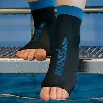 Schwimmbadsocken Poolsocken schwarz