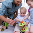 Vorschaubild Müllauto zum Sortieren und Nachziehen