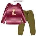 Vorschaubild Bequeme Hose Jersey Rib olive-grün 110/116