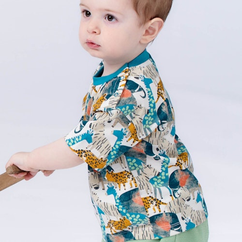 Shirt kurzarm Safari Tiere