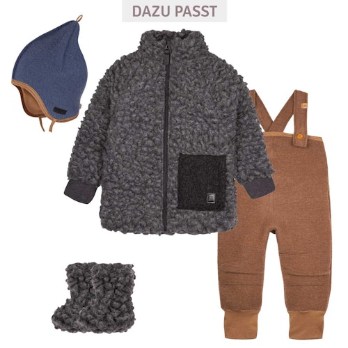 Fleece Mütze doppellagig