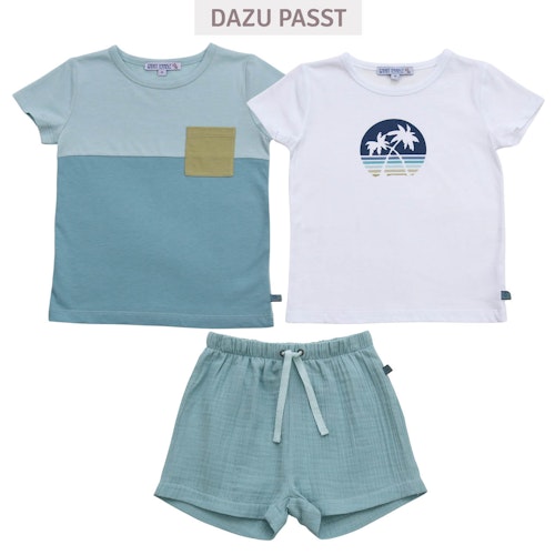 Kurze leichte Musselin Shorts