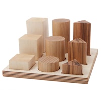 10-tlg kreatives natürliches 3D Steckspiel