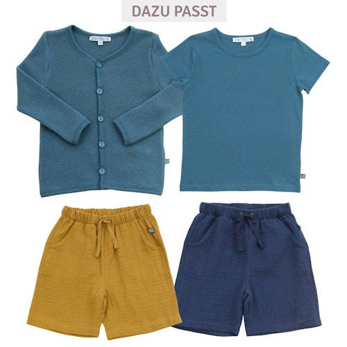 Türkises Shirt kurzarm uni BasicnnParentName: Shirt uni Basic