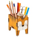 Vorschaubild Stiftehalter Tiger – Holz Stiftebox  mit Stecksystem