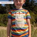 Vorschaubild Elastisches T-Shirt Wikinger Streifen