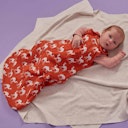Vorschaubild Leichter Musselin Baby Schlafsack Kamel