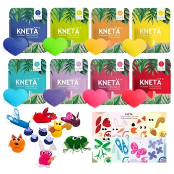 KNETÄ® Set aus Knete 8 x 20g + Bastelkarte