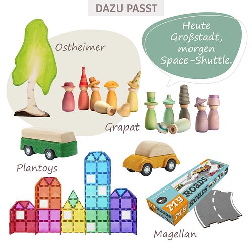 Connetix Magnetbausteine Kreativset 104 Teile – bunt