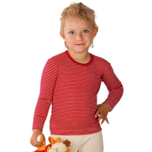 Atmungsaktives Wolle Seide Shirt