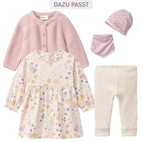 Klassische Strickjacke Knopfleiste malve