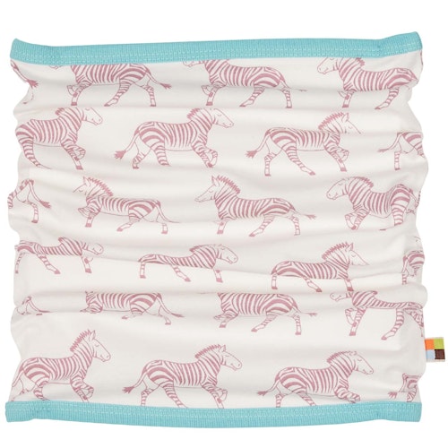 Schlauchschal leicht Zebra rosa