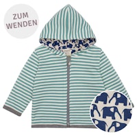 Wendejacke Kapuze Ringel