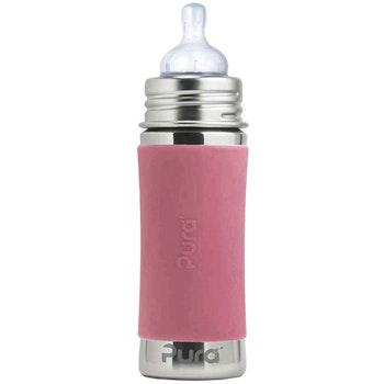 Pura kiki Babyflasche mitwachsend ab 3 Monate altrosa
