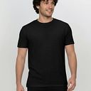 Vorschaubild Herren T-Shirt Wolle schwarz XL