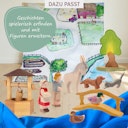 Vorschaubild Ostheimer Brücke mit Geländer Holz 25 x 9 cm