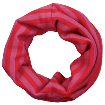 Schlauchschal Streifen pink-rot