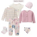 Vorschaubild Leichte Babysöckchen Schmetterlinge gestreift