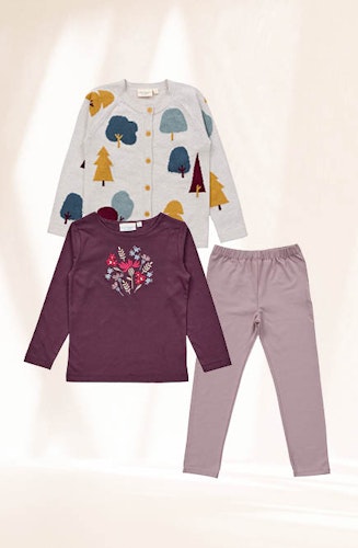Weiches langarm Shirt Blumen