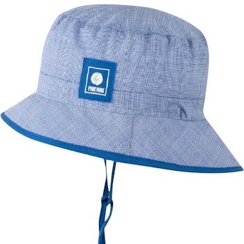 Sommermütze ohne Ohrenschutz elastisch blau