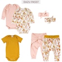 Vorschaubild Edler Langarmbody Puffärmel floral
