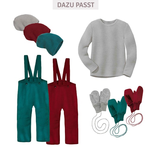 Kinder Strick-Beanie Schurwolle