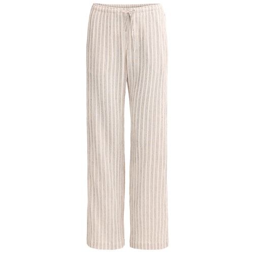 Damen strukturierte Hose grau gestreift