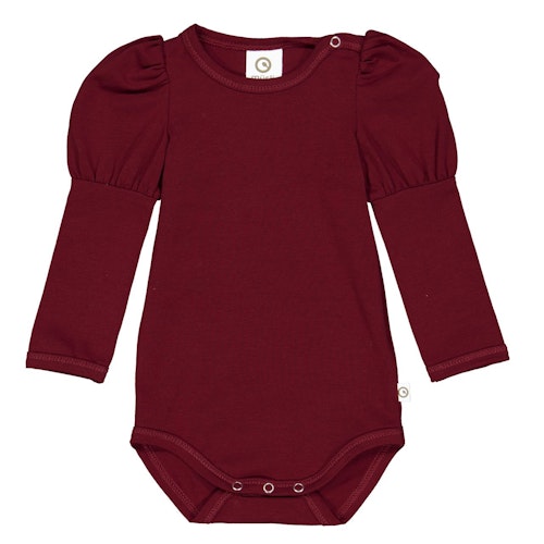 Langarmbody Puffärmel Blumenprint