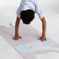 Kinder Yogamatte Eddy der Elefant, 155 x 60 cm